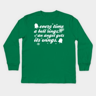 An Angel Gets Its Wings Kids Long Sleeve T-Shirt